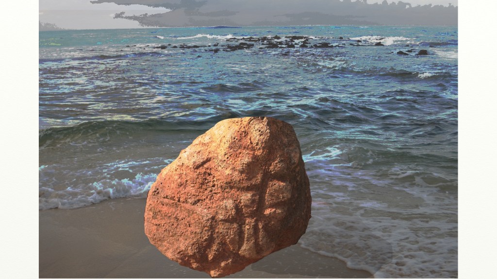 rock 3 w sea bordered