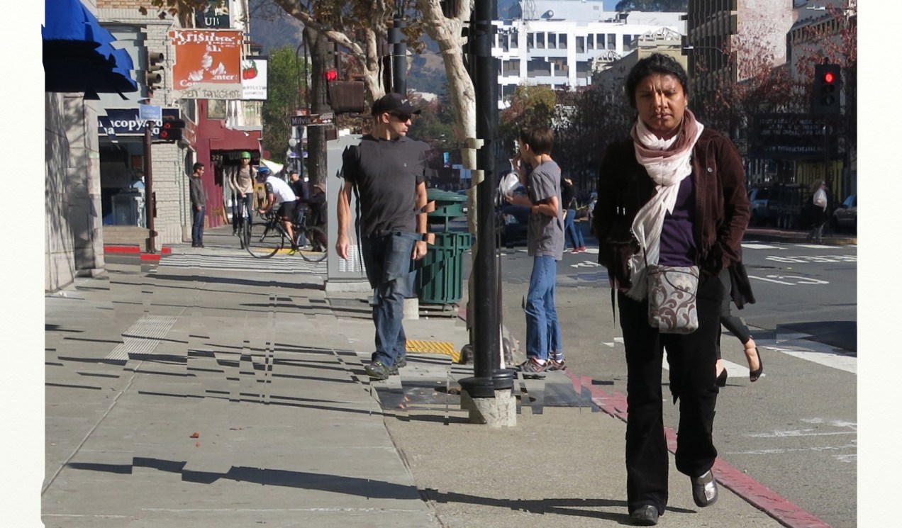 pedestrians downtown 1